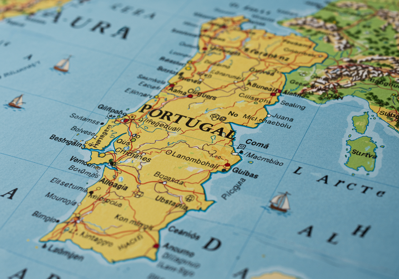Mapa de Portugal